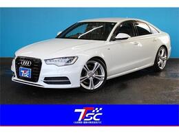 アウディ A6 2.8 FSI クワトロ Sライン プラス 4WD 禁煙4駆動BOSEローダウン革LED