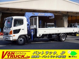 日野自動車 レンジャー 4トン　標準幅　ベッドレス　4段クレーン 2.65t積　タダノ　5.4m　ラジコン　2.9t吊