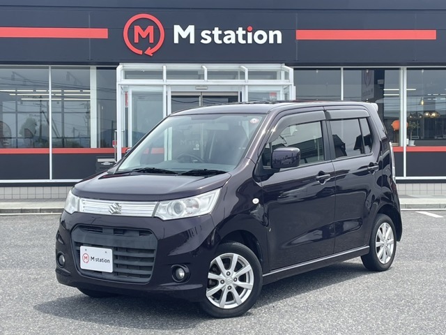 エムステーション山形支店の車両をご覧いただきありがとうございます。4WDモデルのワゴンRスティングレーのご案内です。