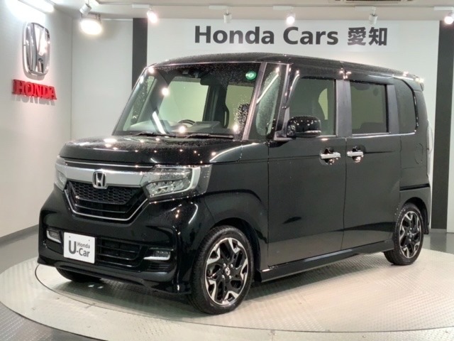 全国納車可 第三者機関証明書付　最長5年保証　ナビVXM-204VFi　TV　Rカメラ　CD録音　BTオ-ディオ　DVD　シ-トヒ-タ-装備のN-BOXカスタム　G・EXターボホンダセンシング入庫！