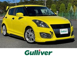 スズキ スイフト 1.6 スポーツ 純正OPエアロ SWKリアウイング BLITZマフラ