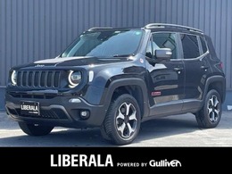 ジープ レネゲード トレイルホーク 4WD UconnectナビフルセグTV Bluetooth BSM