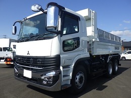 三菱ふそう スーパーグレート 現行最新型8.9t積大型Lゲートダンプ 12速AT　極東開発工業製