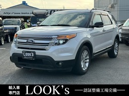 フォード エクスプローラー XLT エコブースト エクスクルーシブ メモリーナビ 革シート サンルーフ