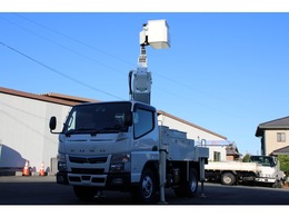 三菱ふそう キャンター 高所作業車 電工仕様 タダノAT-100TT(9.9m) 