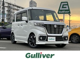 スズキ スペーシア 660 カスタム ハイブリッド XS 禁煙車 AftermarketナビTV 両側電動スライドドア