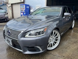 レクサス LSハイブリッド 600h バージョンC Iパッケージ 4WD 茶革・新規車検整備付・本州仕入車両