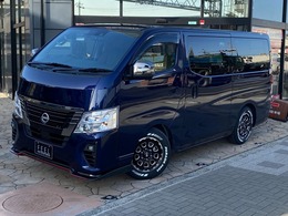日産 キャラバン 2.4 グランド プレミアムGX ロングボディ ディーゼルターボ ベッドキット　フルセグナビ　ローダウン