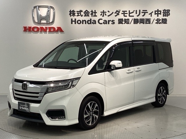 全国納車可 第三者機関証明書付 1年保証 ナビVXU-207SWi フルセグ Rカメラ CD録音 BTオ-ディオ DVD ドラレコ ETC VSA装備のステップワゴンスパーダ ホンダセンシング入庫！