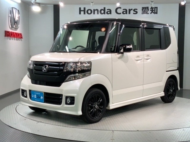 全国納車可 第三者機関証明書付 いまコレ＋新品マット付 あんしんPKG 2ト-ン 1年保証 ワンオ-ナー ナビVXM-152VFi TVRカメラ ETC装備のN-BOXカスタム G・Lパッケージ入庫！