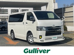 トヨタ ハイエースバン 2.8 スーパーGL ダークプライムII ロングボディ ディーゼルターボ 両側P/9型ナビ/後席M/モデリスタ/電子ミラ-