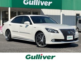 トヨタ クラウンマジェスタ 3.5 Fバージョン 黒レザーシート メーカーオプションナビ バ