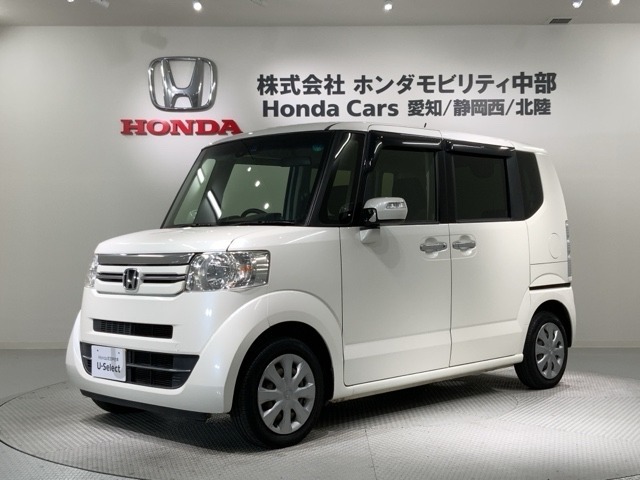 全国納車可 第三者機関証明書付 あんしんPKG 1年保証 ナビVXM-165VFi TV Rカメラ DVD ドラレコ Rモニタ- ETC 両側電動ドアVSA装備のN-BOX GターボLパッケージ入庫！