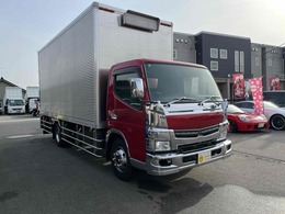 三菱ふそう キャンター 3.0 ワイド 超ロング 全低床 ディーゼルターボ ステンレス架装　内寸542/207/240