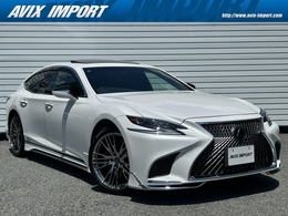 レクサス LS 500h エグゼクティブ 4WD モデリスタエアロ/21AW リヤエンタ SR 禁煙