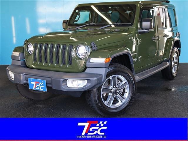 中古車販売TSC蘇我インター店です！ジープラングラー【300台限定車　2リッターモデル　スカイワンタッチパワートップ　8.4インチナビ】
