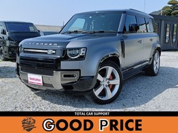 ランドローバー ディフェンダー 110 X 3.0L D300 ディーゼルターボ 4WD 純正マットフィルム　電動サイドステップ