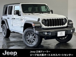 ジープ ラングラー アンリミテッド スポーツ 4WD 登録済未使用車24モデルLEDヘッドライトACC