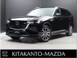 マツダ CX-80 2.5 PHEV Lパッケージ 4WD 試乗車　禁煙車 360°モニター サンルーフ