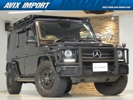 メルセデス・ベンツ Gクラス G350d ロング ディーゼルターボ 4WD LUX-PKG ブラックアウト SR 黒革 ACC 18AW