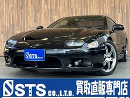 三菱 GTO 3.0 ツインターボ 4WD 6速MT 社外マフラー BLITZ車高調 ナビ・TV