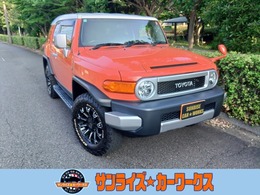トヨタ FJクルーザー 4.0 カラーパッケージ 4WD 社外ホイール　オールテレンタイヤ