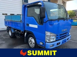 いすゞ エルフ 3.0　ディーゼルターボ 強化ダンプ　新明和