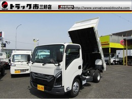 いすゞ エルフ 3.0ディーゼルT 2トン全低床ダンプ 衝突軽減ブレーキ　車線逸脱警報　坂道発進