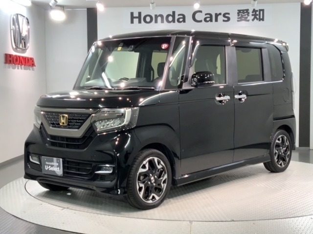 全国納車可 第三者機関証明書付 最長5年保証 ワンオ-ナ- ナビVXU-185NBi TV Rカメラ CD録音 BTオ-ディオDVD ドラレコ ETC LEDライト 両側電動ドア VSA スペアキ-装備のN-BOXカスタム GLターボホンダセンシング入庫！