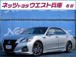 トヨタ クラウンアスリート ハイブリッド 2.5 S Jフロンティア トヨタ安全装置　SDナビ　ワンオーナー