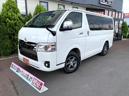 トヨタ ハイエースバン 2.8 スーパーGL ダークプライムII ロングボディ ディーゼルターボ 4WD 両側パワスラ　全方位カメラ　AC100V