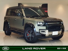 ランドローバー ディフェンダー 110 X 3.0L D300 ディーゼルターボ 4WD 1オナ 茶革 SR シートH＆C Sステップ Aサス