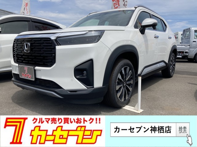 【カーセブン神栖店】 令和6年式 ホンダ 　WR-V　「Z＋」 白系　走行距離：25キロ ★メーカー保証付★車検残　R9年7月まで