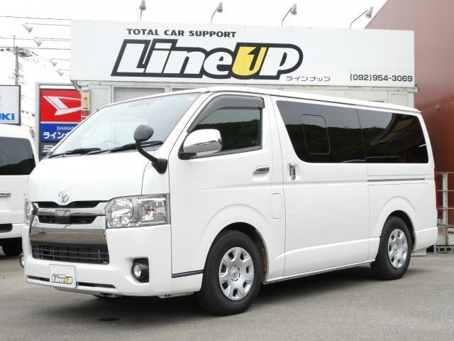 福岡のハイエース専門店ラインナップです！販売以外にも車検・修理・保険・板金塗装・ロードサービスなどお車に関することはなんでもお気軽にお問い合わせください！