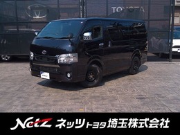 トヨタ ハイエースバン 2.8 スーパーGL ダークプライムII ロングボディ ディーゼルターボ 純正ナビ・後席モニター・バックカメラ付