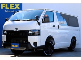 トヨタ ハイエースバン 2.8 DX ロング GLパッケージ ディーゼルターボ 4WD BLACKエディション！床張り！！