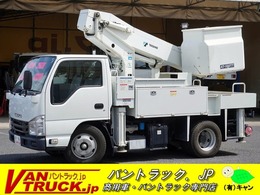 いすゞ エルフ 高所作業車　地上高9.9m　FRPバケット タダノ　ブーム自動格納　ジャッキ自動張出