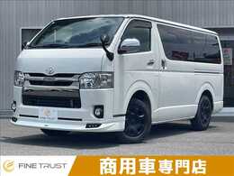トヨタ ハイエースバン 2.8 スーパーGL ダークプライムII ロングボディ ディーゼルターボ 4WD 純正ナビ後席モニタ モデリスタ ETC　Bカメ