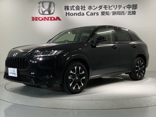 全国納車可 第三者機関証明書付 H SENSING 革シ-ト 最長5年保証 ワンオーナー 純正ナビ TV Rカメラ マルチビュ- BTオーディオ ETC LEDライト VSA装備のZR-V入庫！