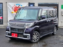 ダイハツ タント 660 カスタム X トップエディション SAIII 4WD 社外ナビ　TV　スマアシIII　左側パワスラ