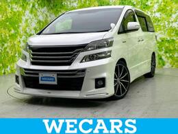 トヨタ ヴェルファイアハイブリッド 2.4 ZR 4WD 新品タイヤ/社外 9インチ SDナビ/両側電動