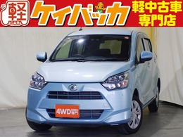 ダイハツ ミライース 660 X SAIII 4WD 4WD　衝突被害軽減ブレーキ　障害物センサ