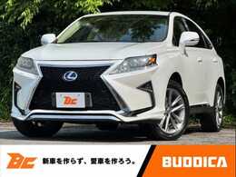 レクサス RXハイブリッド 450h バージョンL 4WD 後期 4WD 社外バンパー ナビ 革