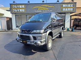 三菱 デリカスペースギア 3.0 シャモニー ハイルーフ 4WD リフトアップ社外AW社外マフラー