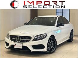 メルセデスAMG Cクラス C43 4マチック 4WD 黒革 レーダーセーフティ ブルメスター 43
