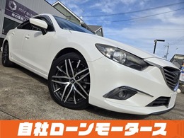 マツダ アテンザ 2.2 XD Lパッケージ ディーゼルターボ WORK19AW 黒革シート 純正ナビフルセグDVD