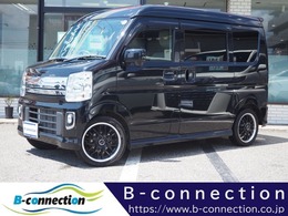 スズキ エブリイワゴン 660 PZターボ ハイルーフ 4WD ローダウン　LED　パワスラ 8型ナビ　BT