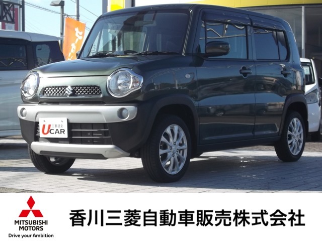 軽クロスオーバー「ハスラー（HUSTLER）」2WD・希少の5速マニュアル車です・オートエアコン・電動格納ドアミラー・クラリオンCDプレ-ヤ-・走行26500キロ未満・人気のク-ルカ-キパ-ルメタリック☆