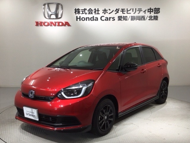 全国納車可　第三者機関証明書付　H　SENSING　新車保証　試乗車　ワンオ-ナ-　ナビVXM-245ZFEi　TV　Rカメラ　BTオ-ディオ装備のフィットe:HEV　ホームブラックスタイル入庫！