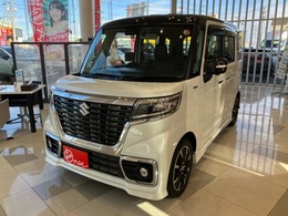 スズキ スペーシア 660 カスタム ハイブリッド XSターボ 4WD 両側電動スライドドア　純正ドラレコ　ETC